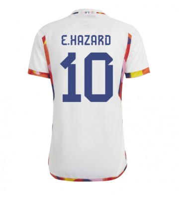 Belgium Eden Hazard #10 Replica Away Stadium Shirt World Cup 2022 Short Sleeve